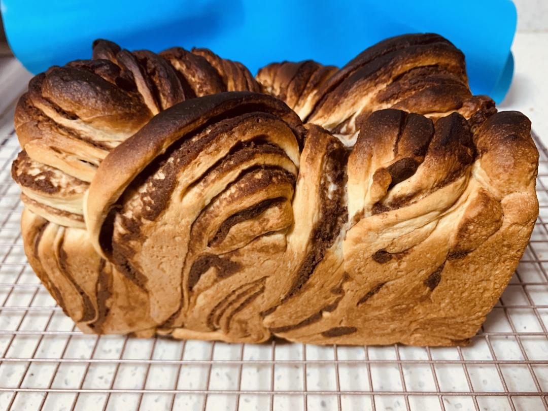 豆沙大理石吐司