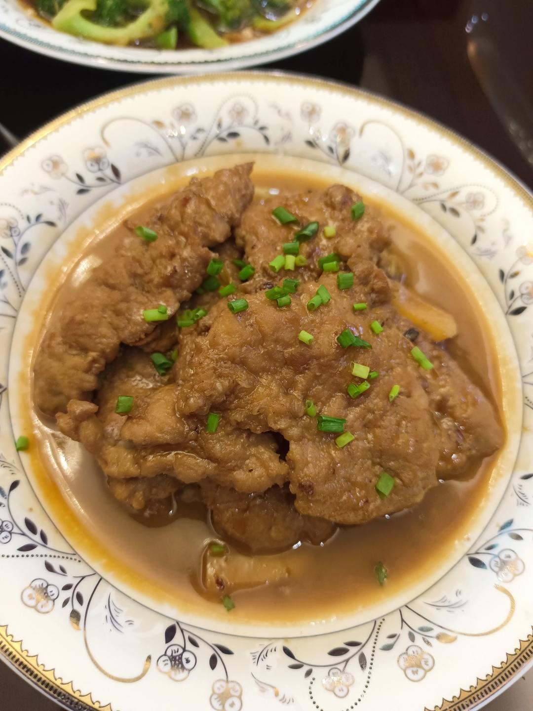 超嫩超香的葱烤大排