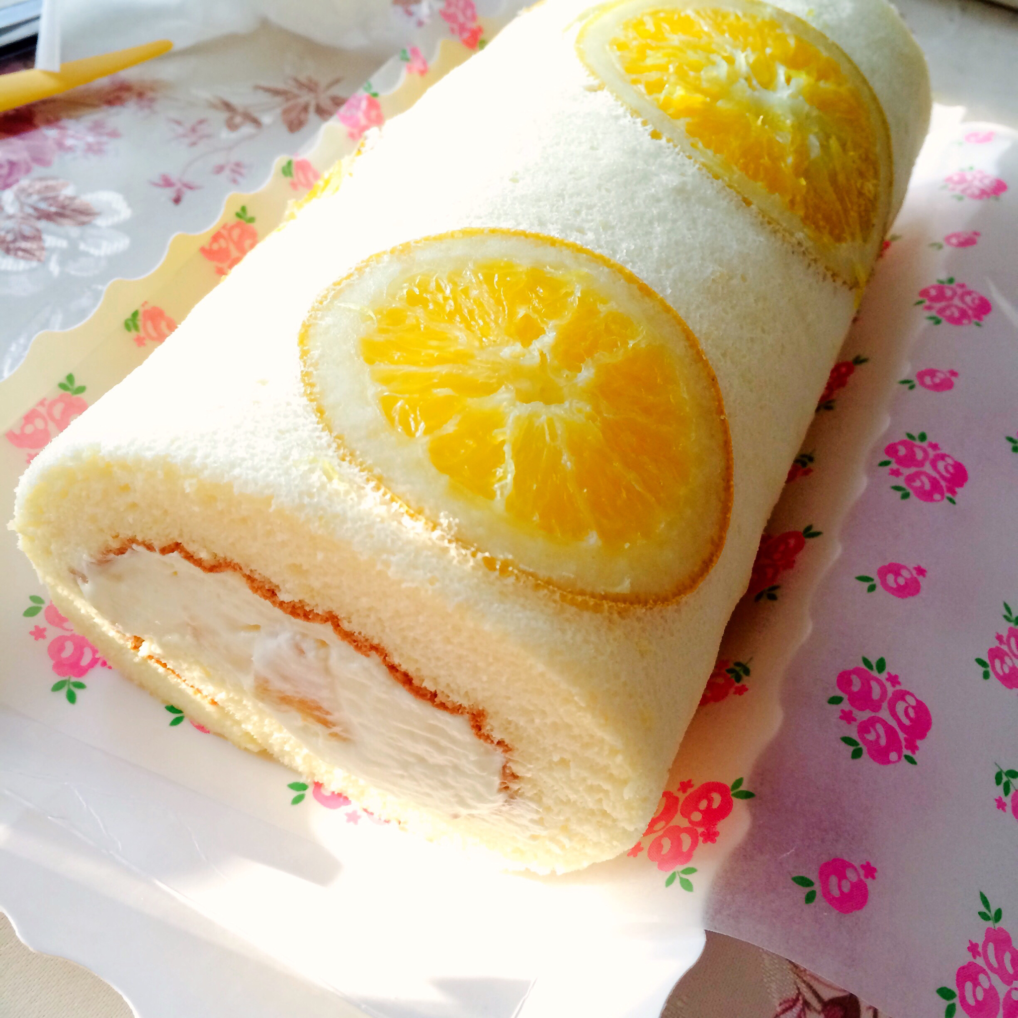 橙子蛋糕卷