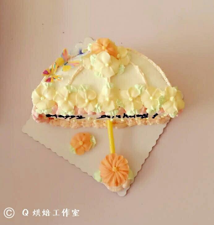 小雨伞蛋糕