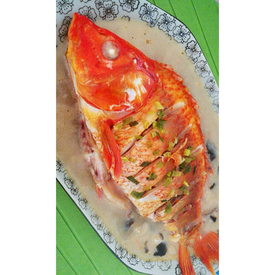 薰是小太阳做的清蒸婺源荷包红鲤