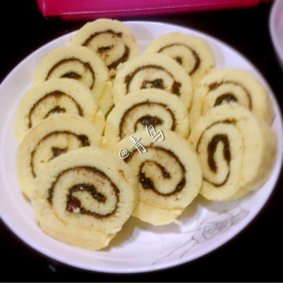 戚风奶油蛋糕卷