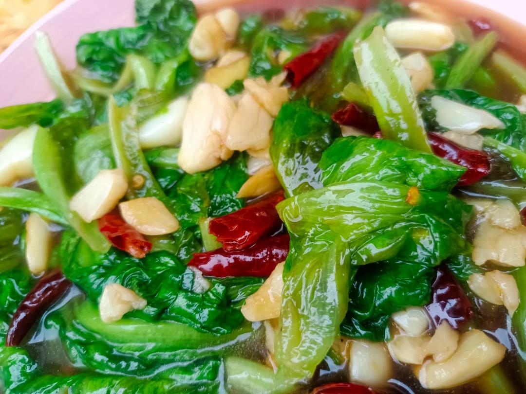 小炒生菜太好吃