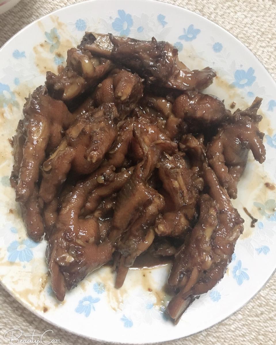 香辣烧鸡爪