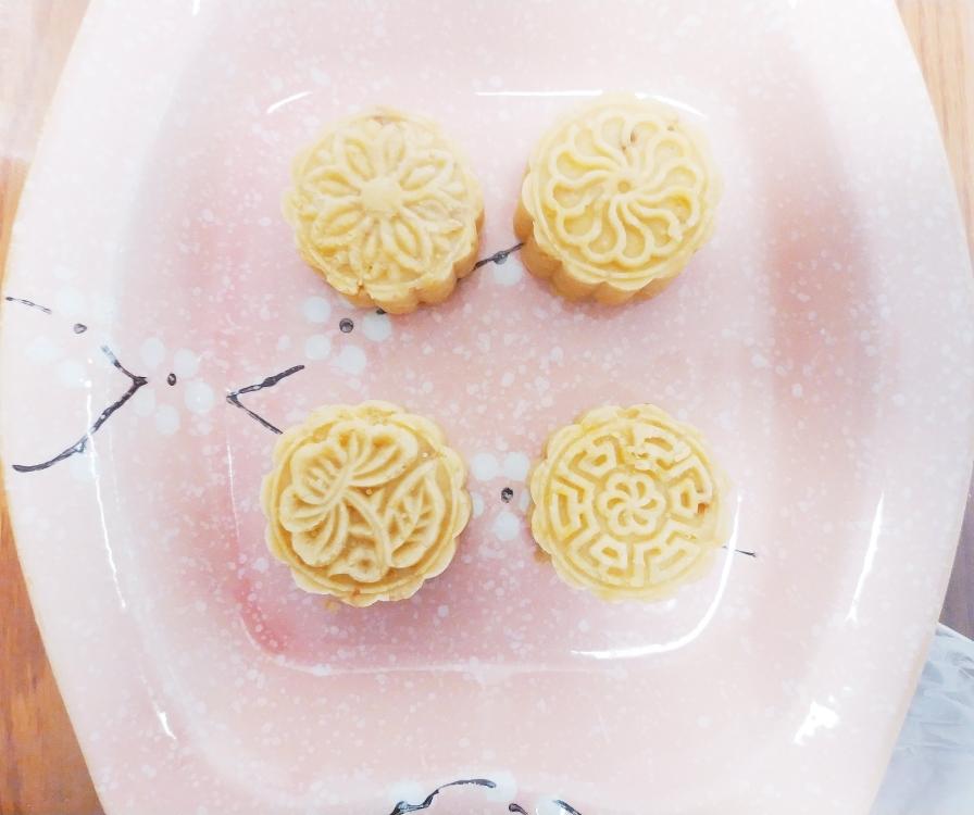 奶香绿豆糕 (简便烤箱版)的做法