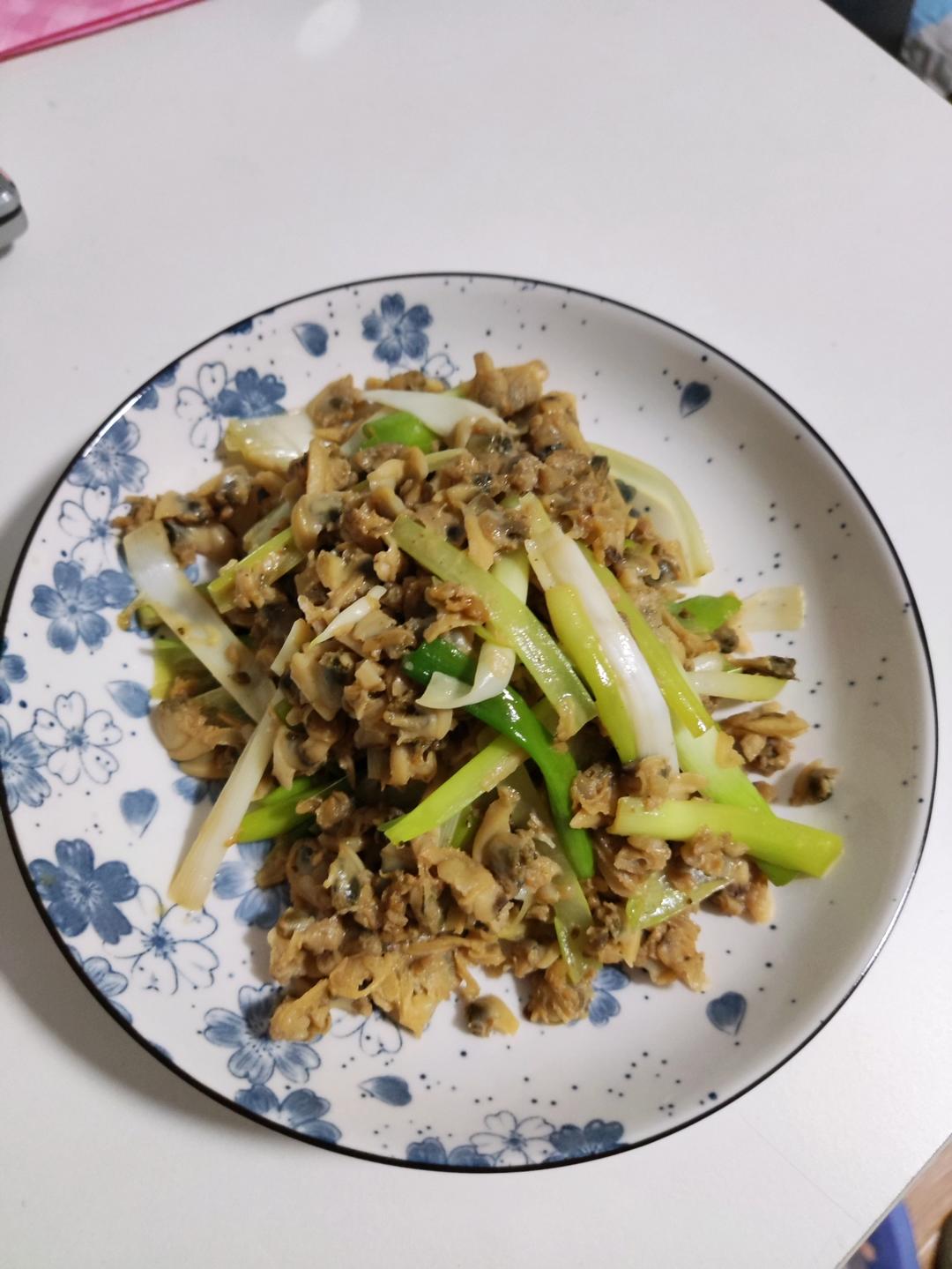 米粥米饭伴侣·爆炒葱香花甲肉/蛤蜊肉