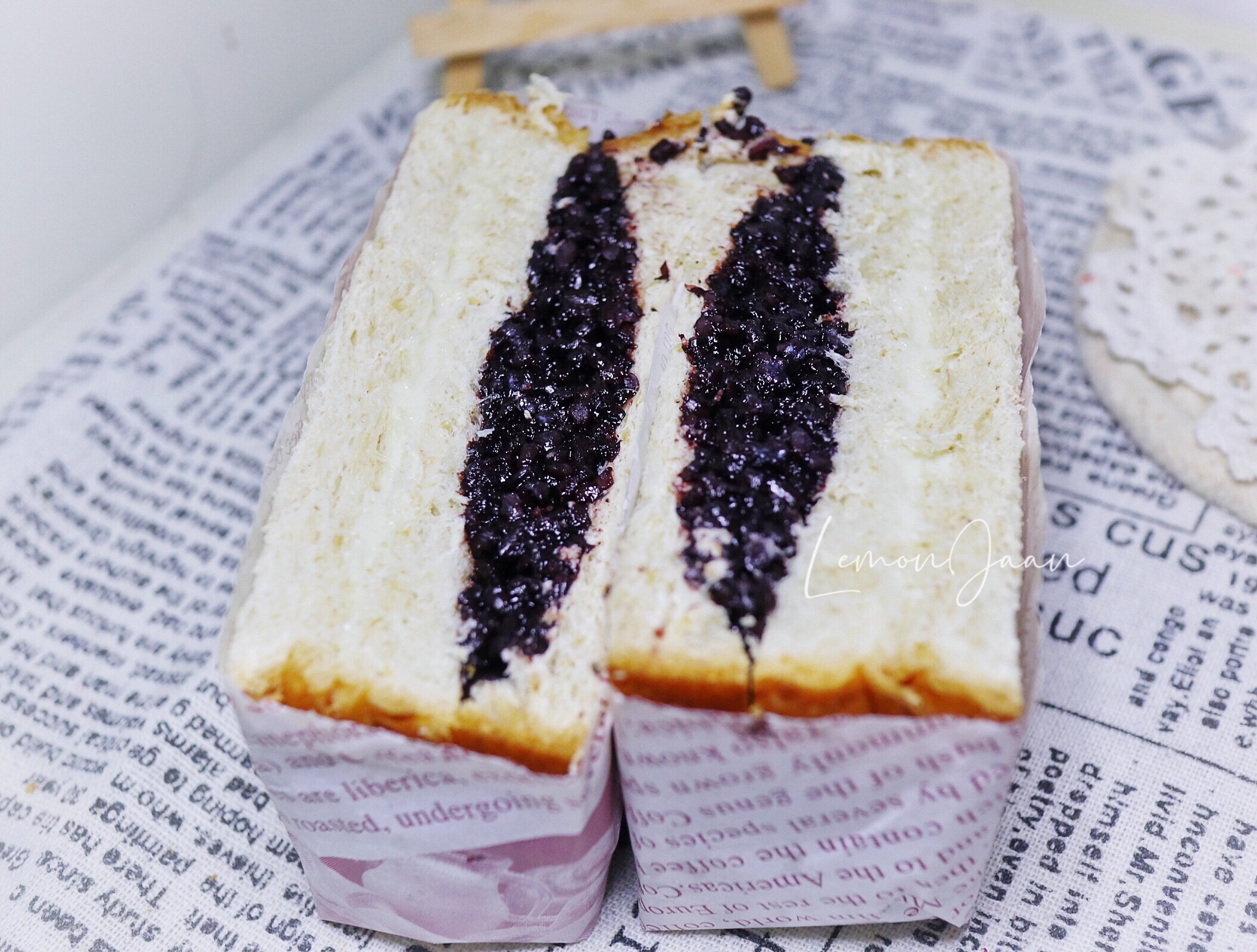 低卡低糖！紫米乳酪三明治面包