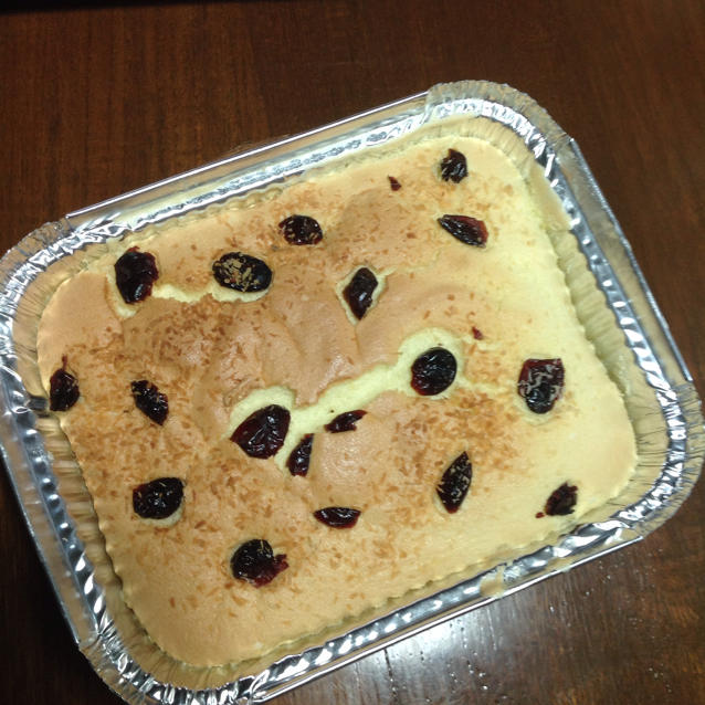 蔓越莓纸杯戚风小蛋糕