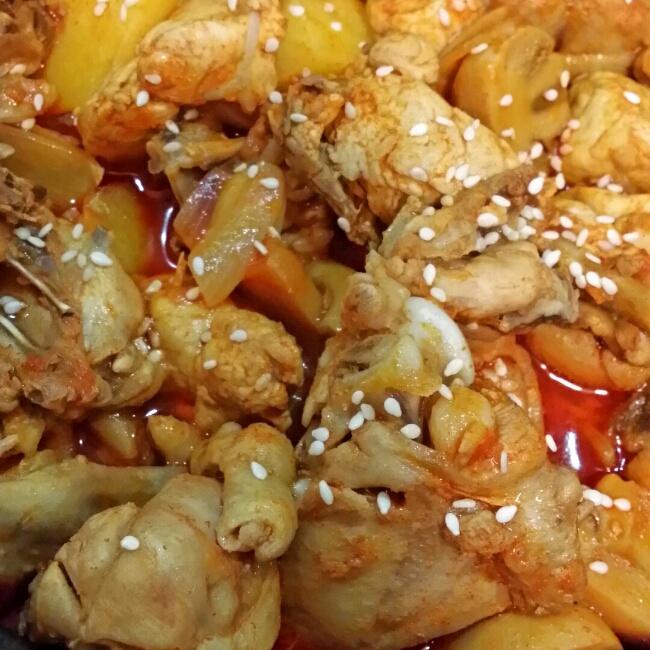 韩式辣鸡汤