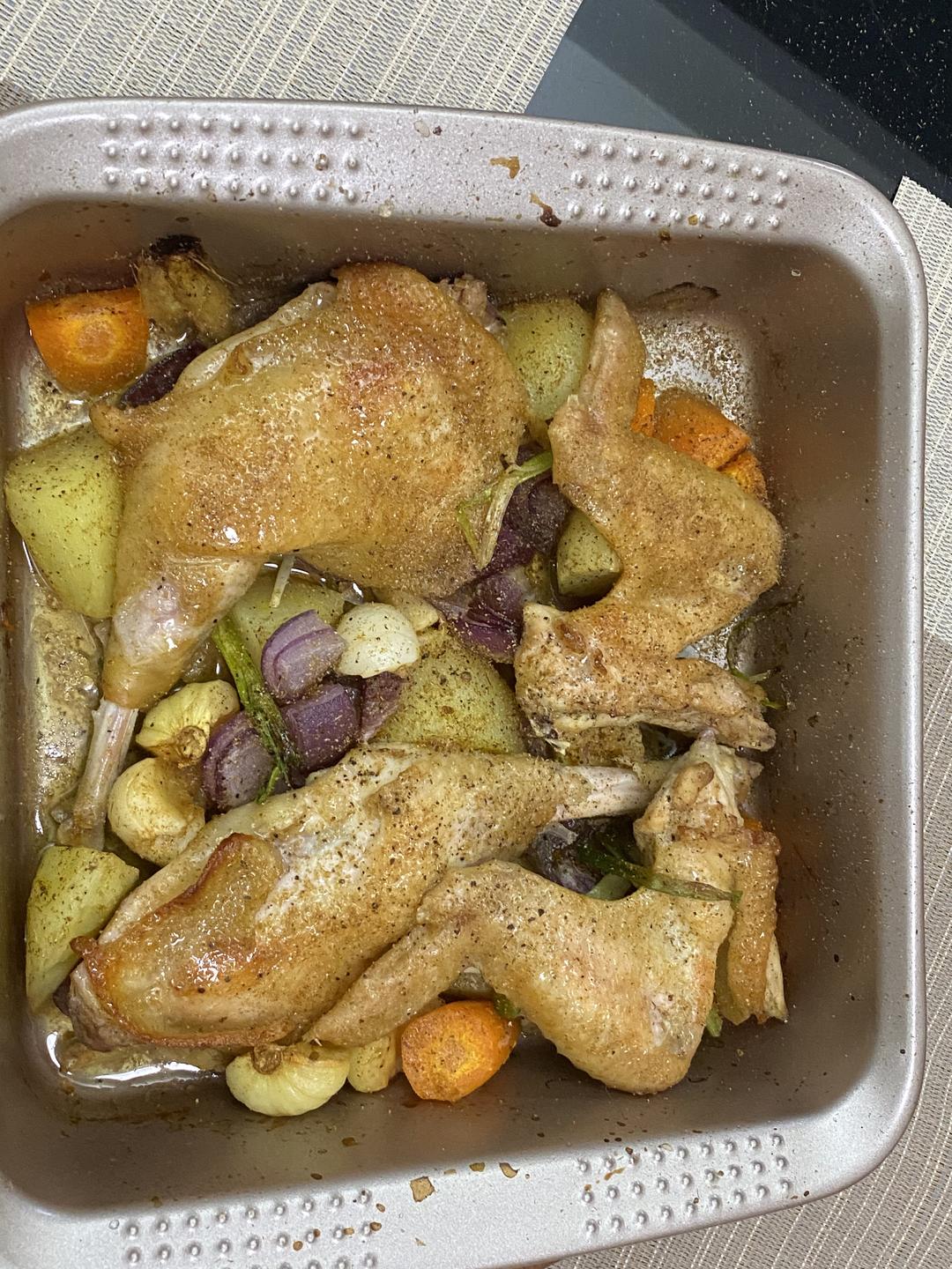 烧烤鸡腿（烤箱版）的做法