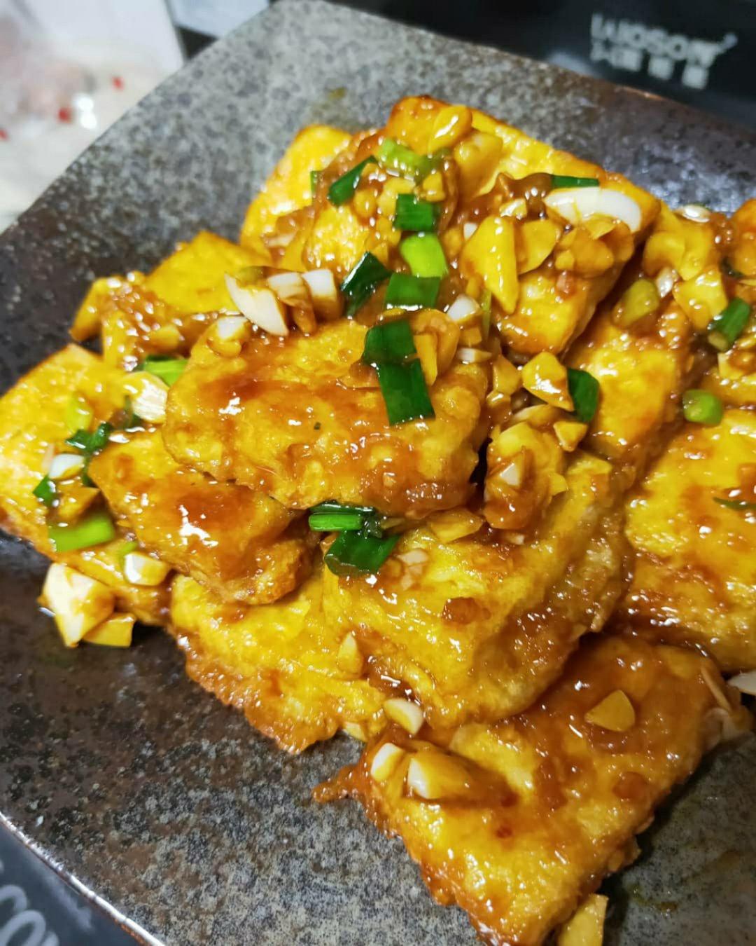 无敌好吃的香煎豆腐