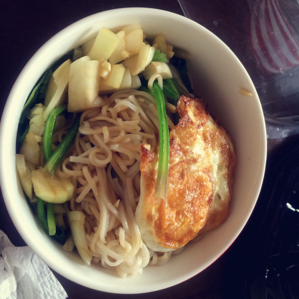 简单小葱油泼面