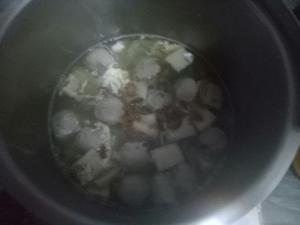 丝瓜肉圆蛋花汤的做法 步骤6
