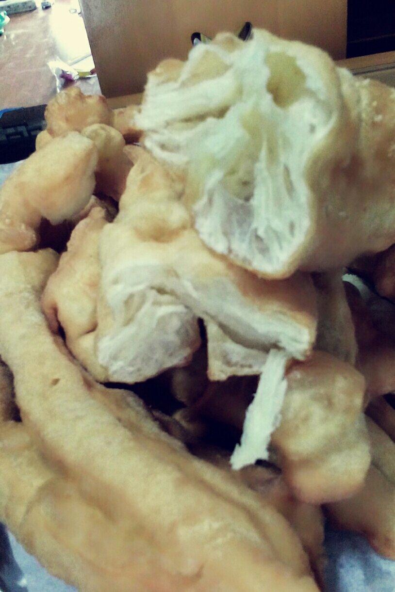 自制无泡打粉油条