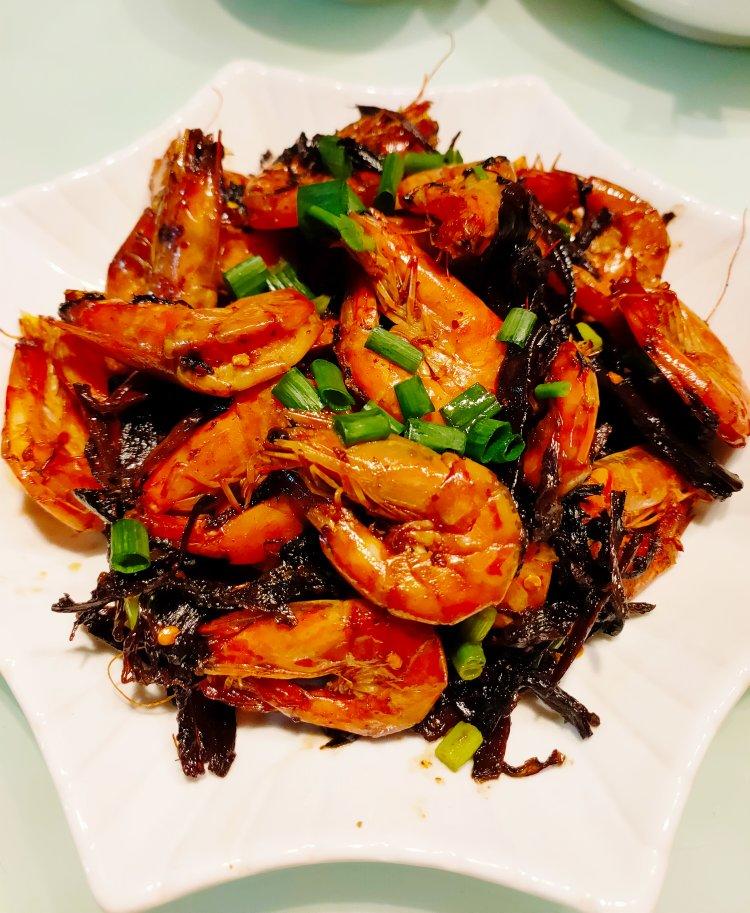 梅干菜炒虾