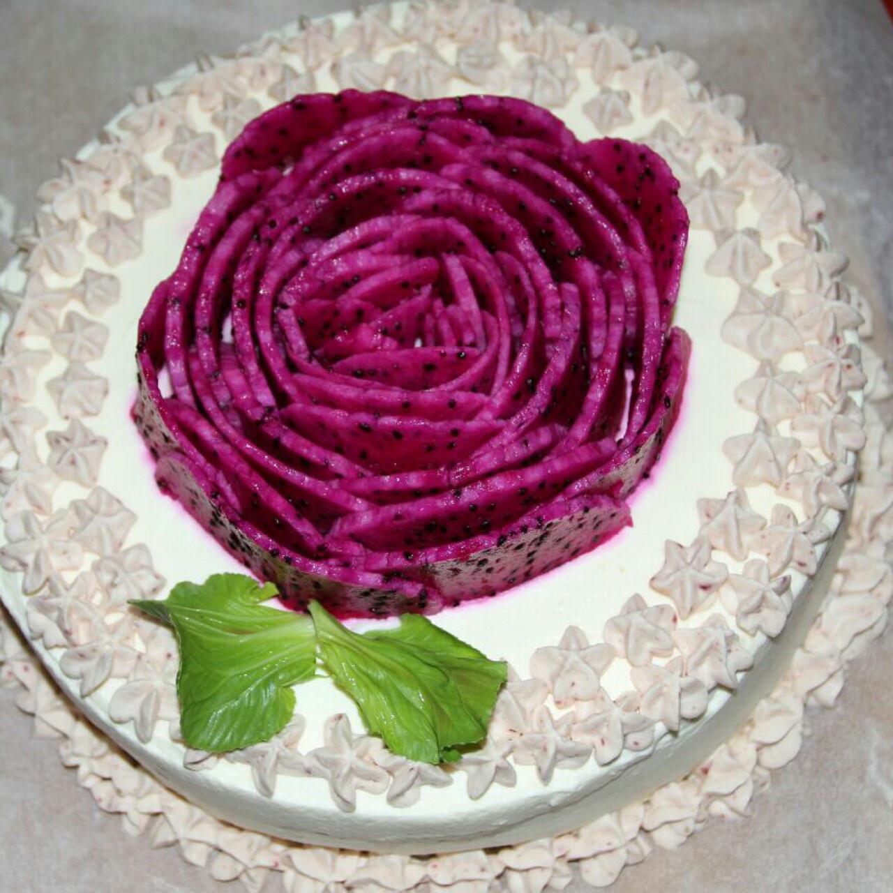 淡奶油裱花蛋糕