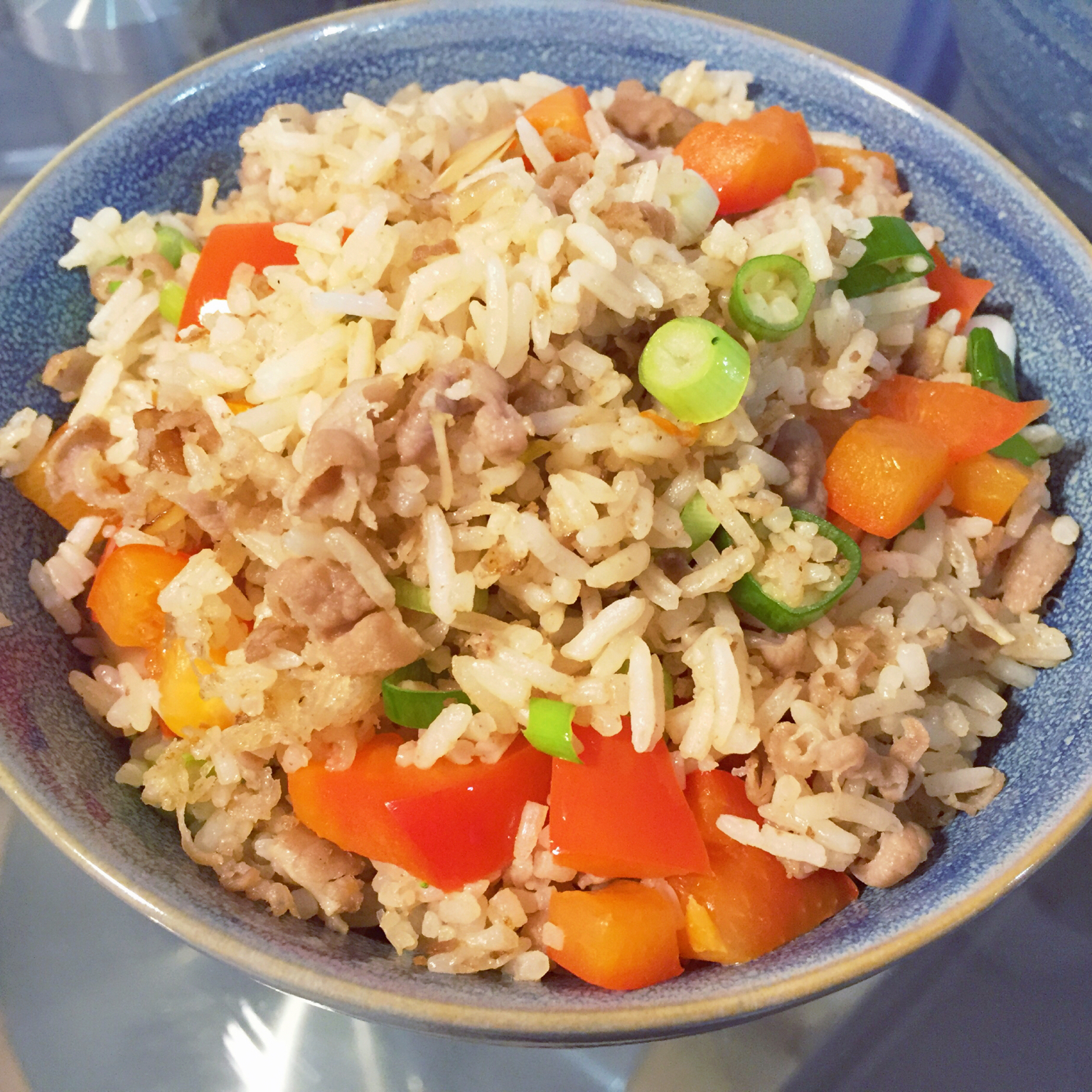 蒜香牛肉炒饭
