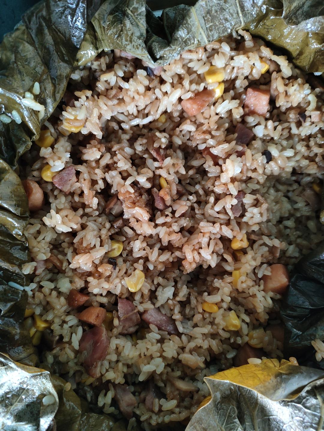 软糯清香荷叶饭