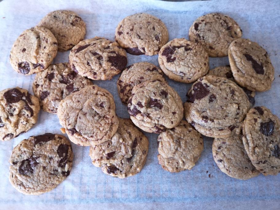 口感十足浓郁粘稠的巧克力曲奇