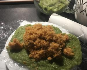 【生酮饮食】低碳生酮麻薯 生酮青团 糯糯的太好吃了！！的做法 步骤4