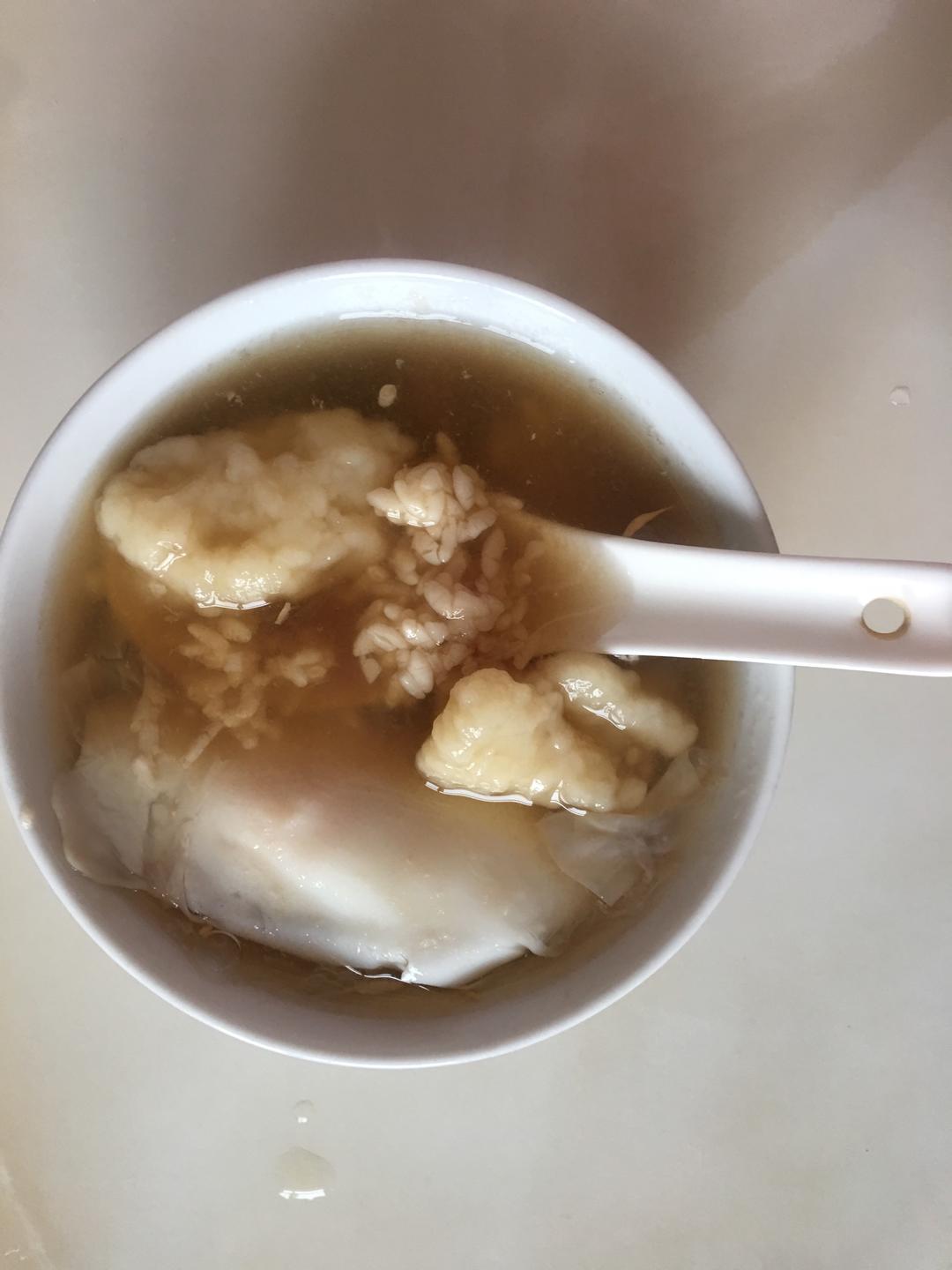 红糖鸡蛋甜酒面疙瘩