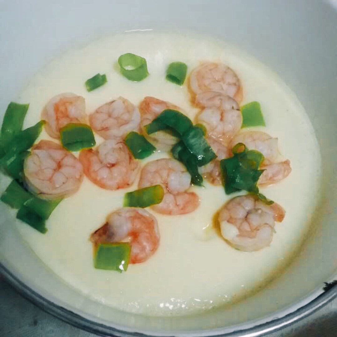 虾仁蒸蛋