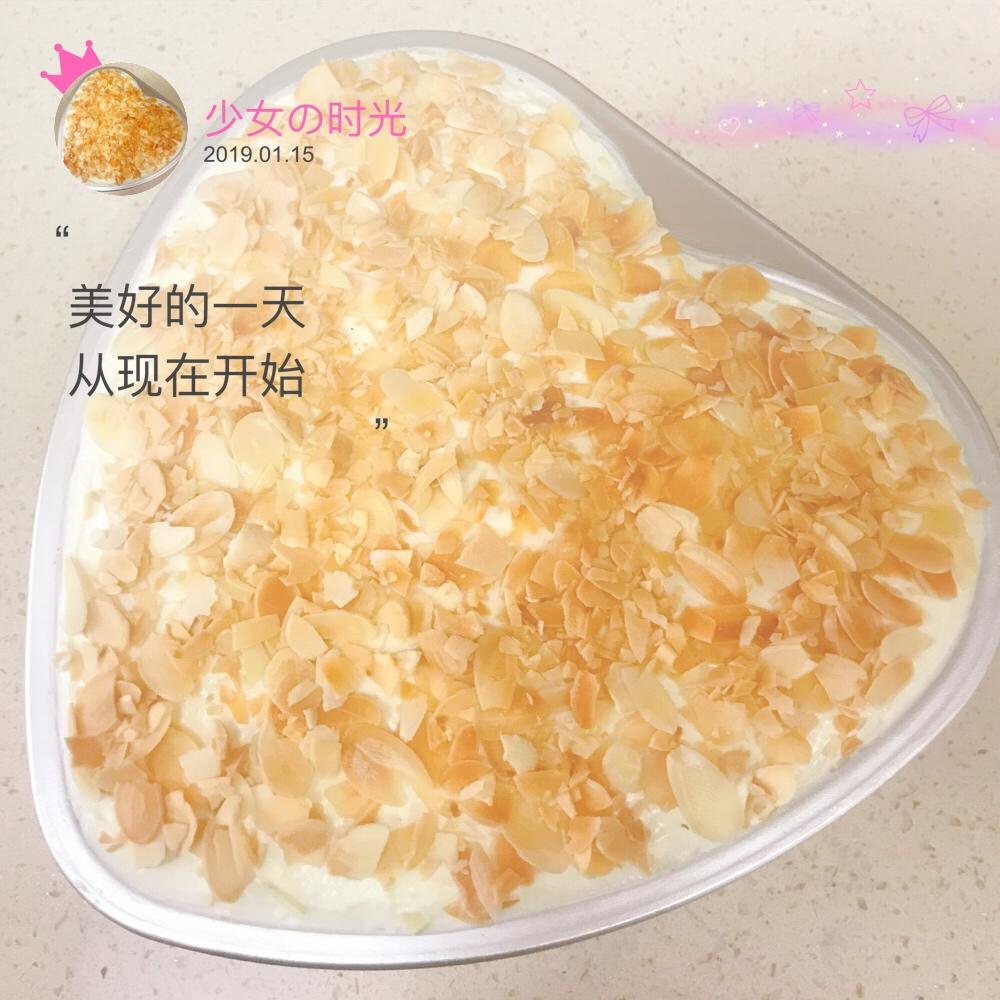 不用烘焙的杏仁芝士蛋糕 Cheese cake