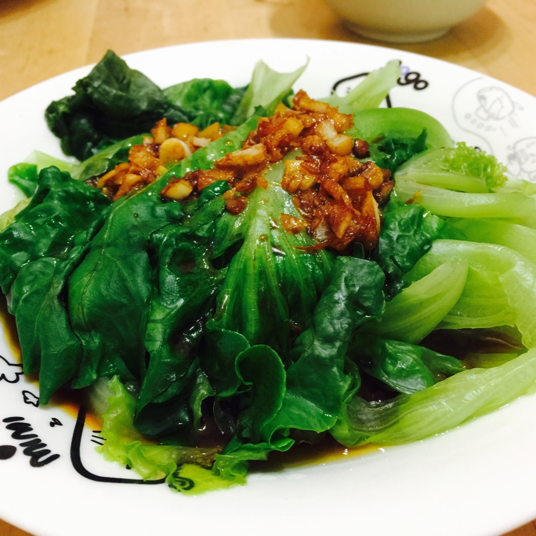 白灼生菜