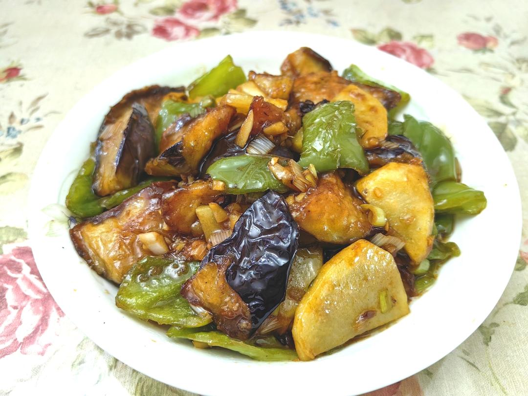 鱼香味地三鲜