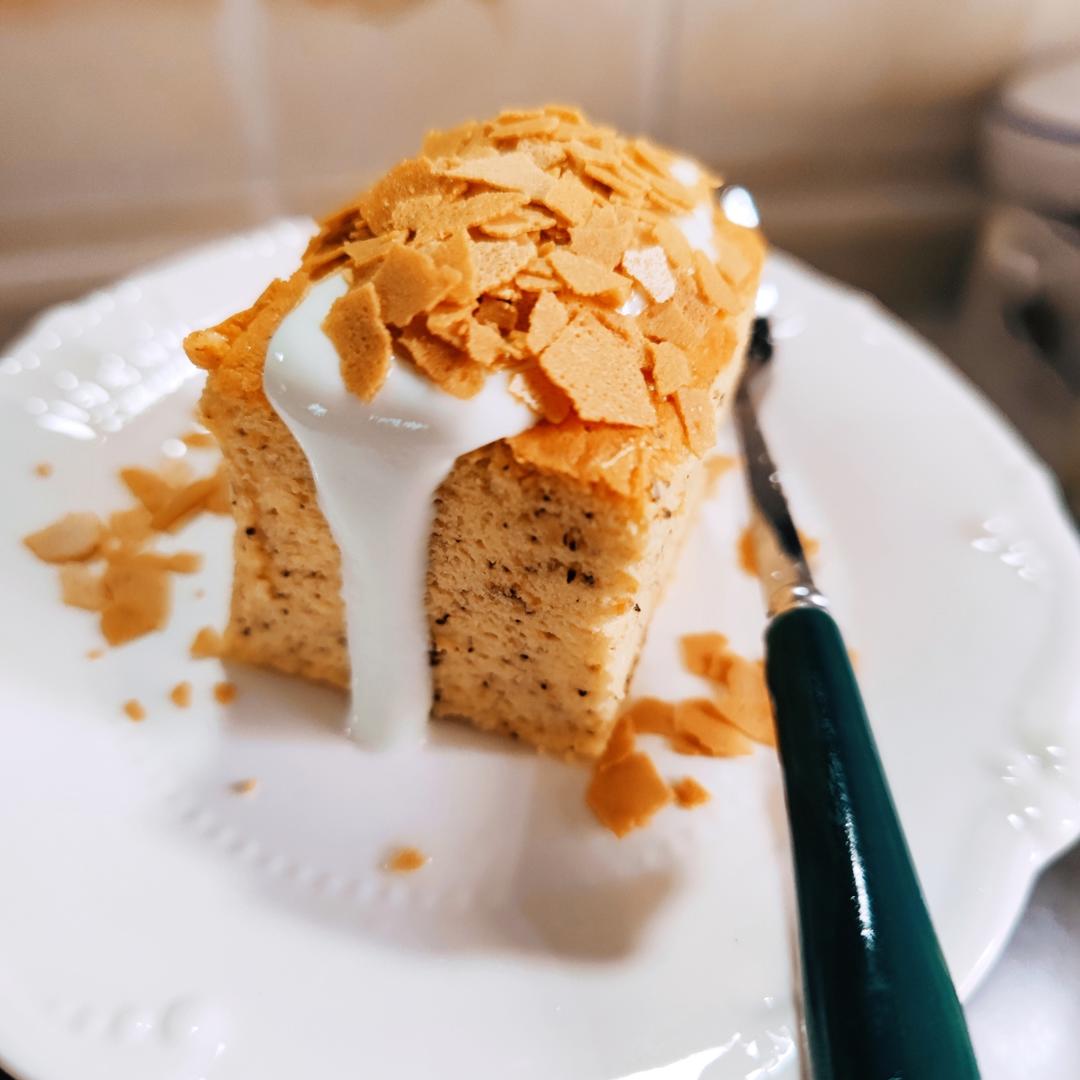 水浴法淡奶油伯爵红茶蛋糕🍰