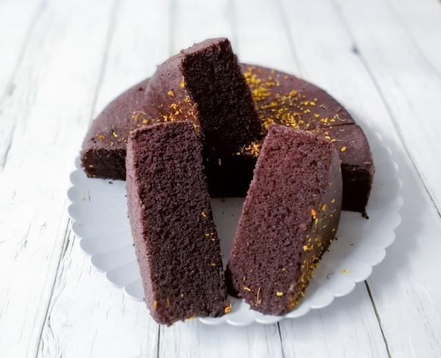 黑米糕〖8寸戚风版〗的做法