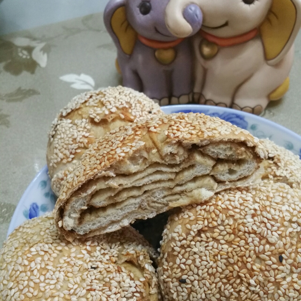堂妈教你做麻酱烧饼