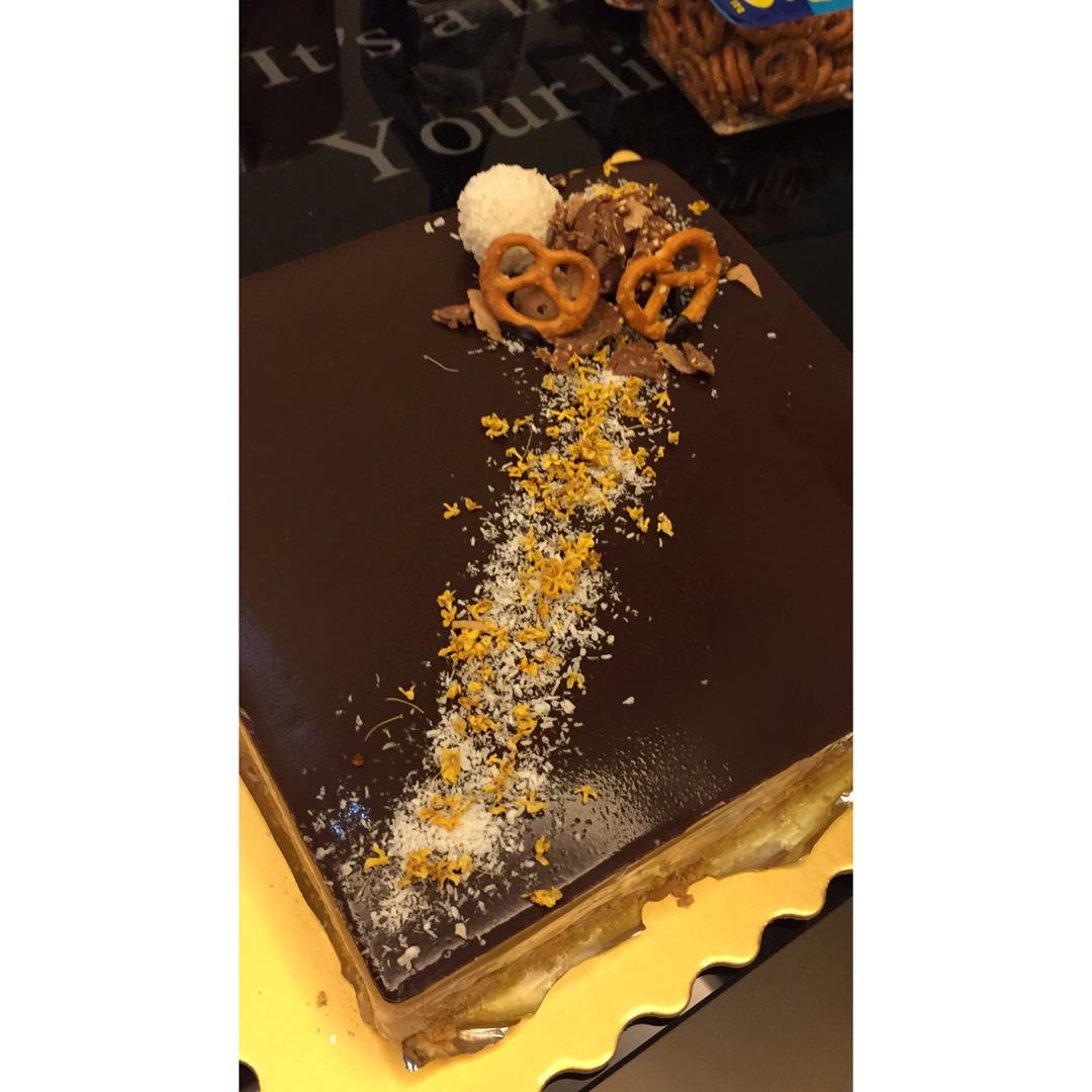 #拼颜值 也拼实力# Sunset Choco-橙子巧克力慕斯蛋糕