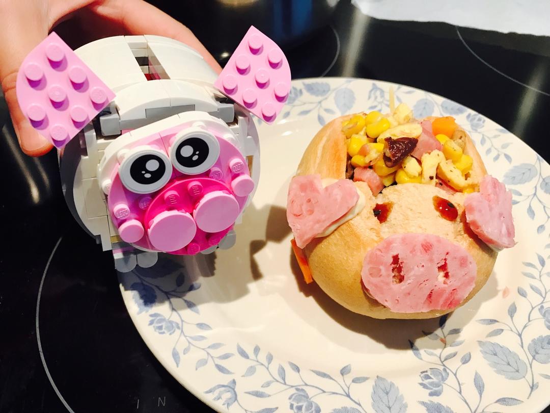 小猪快跑三明治