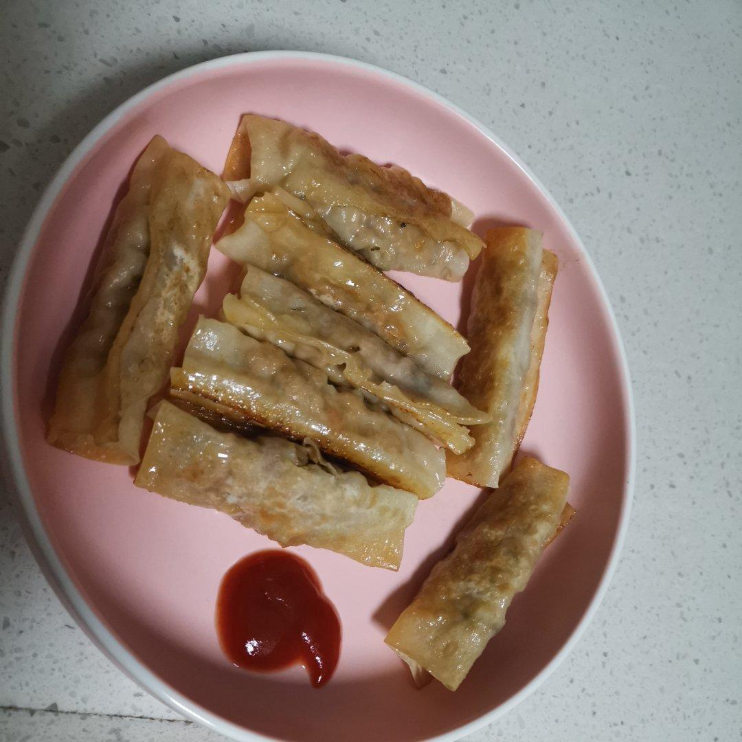 焦香猪肉香菇锅贴