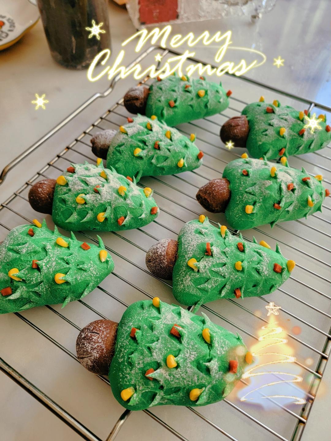 圣诞树🎄面包