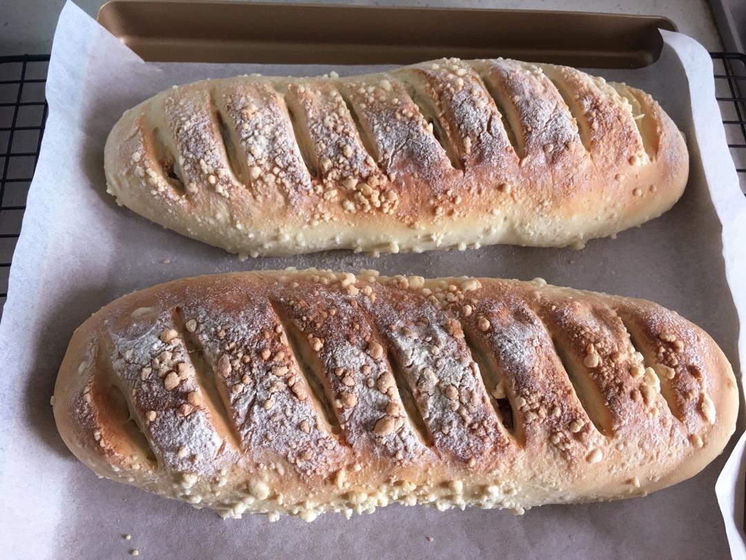 内心柔软的蔓越莓芝士软欧包