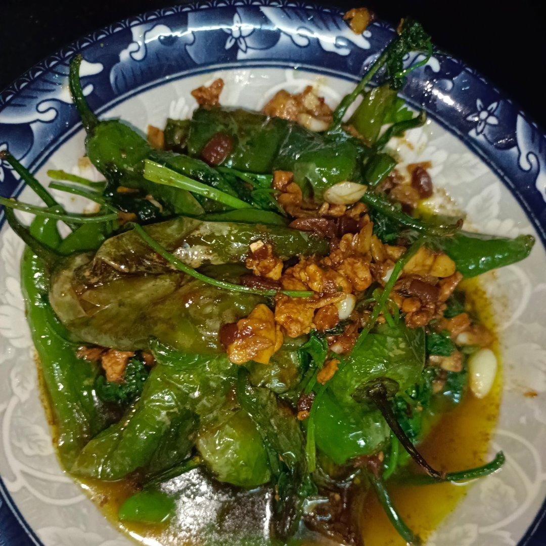 油焖虎皮尖椒（无肉版）
