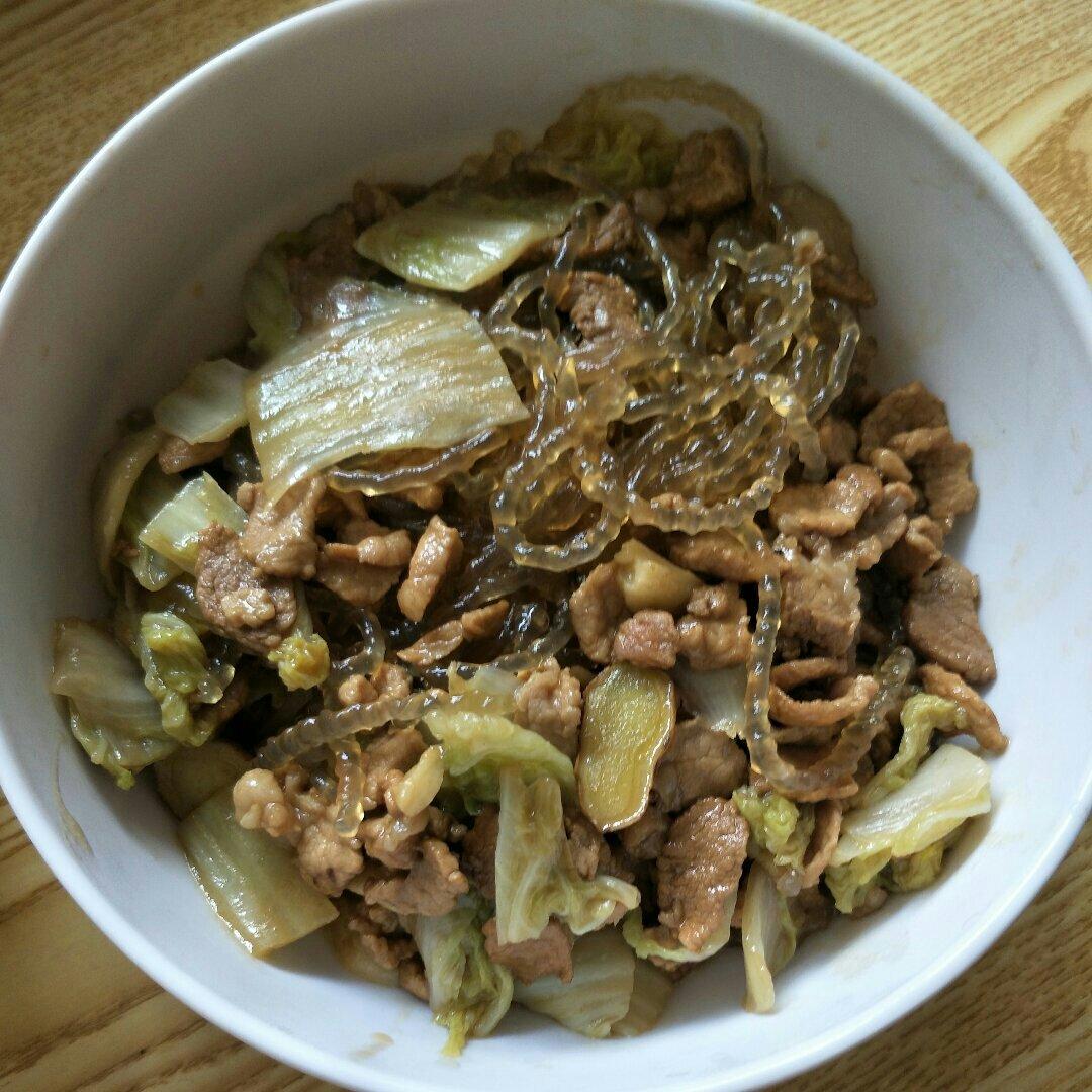 猪肉白菜炖粉条