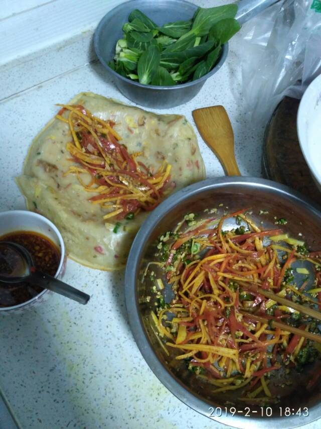 早餐鸡蛋煎饼