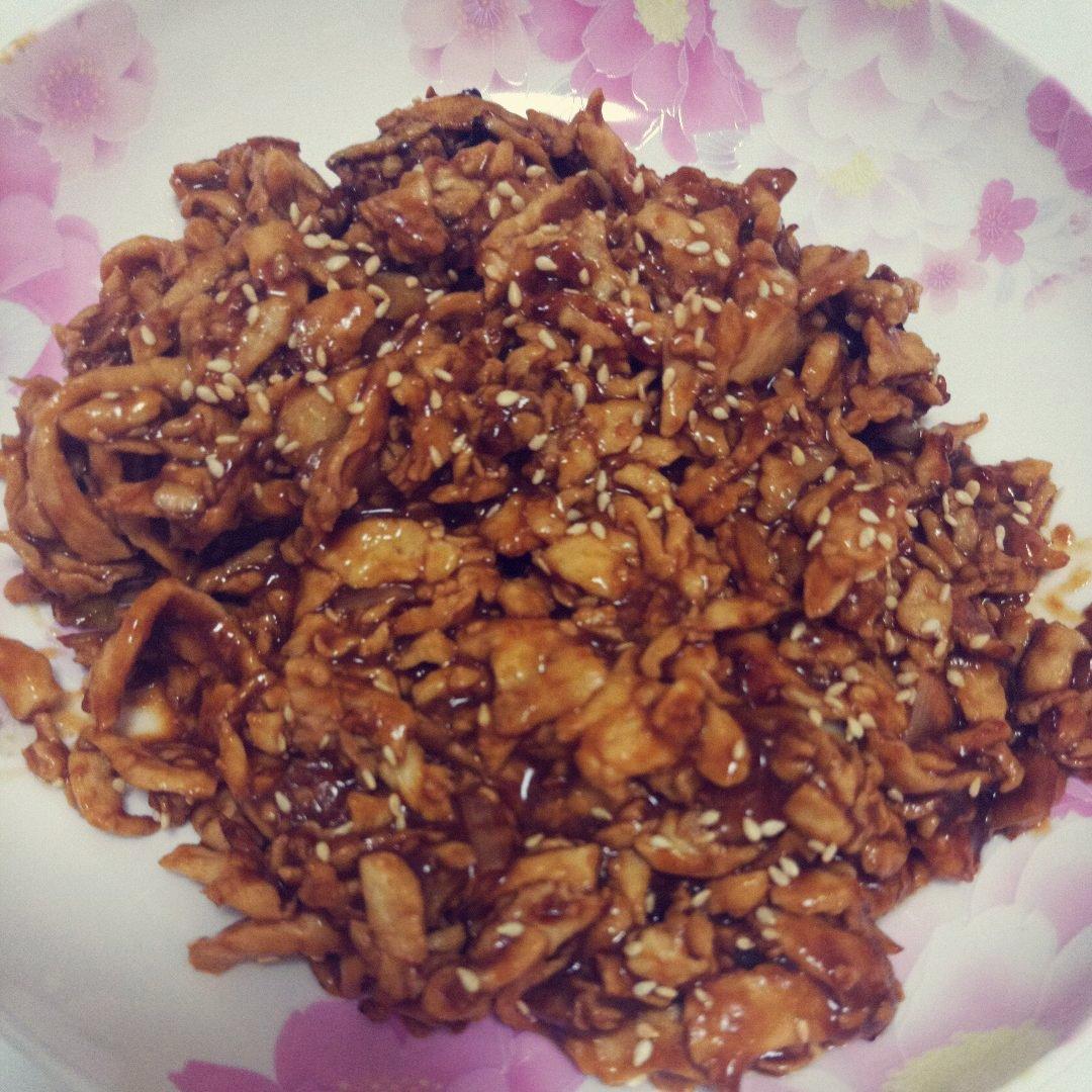 京酱肉丝（鸡胸肉版）