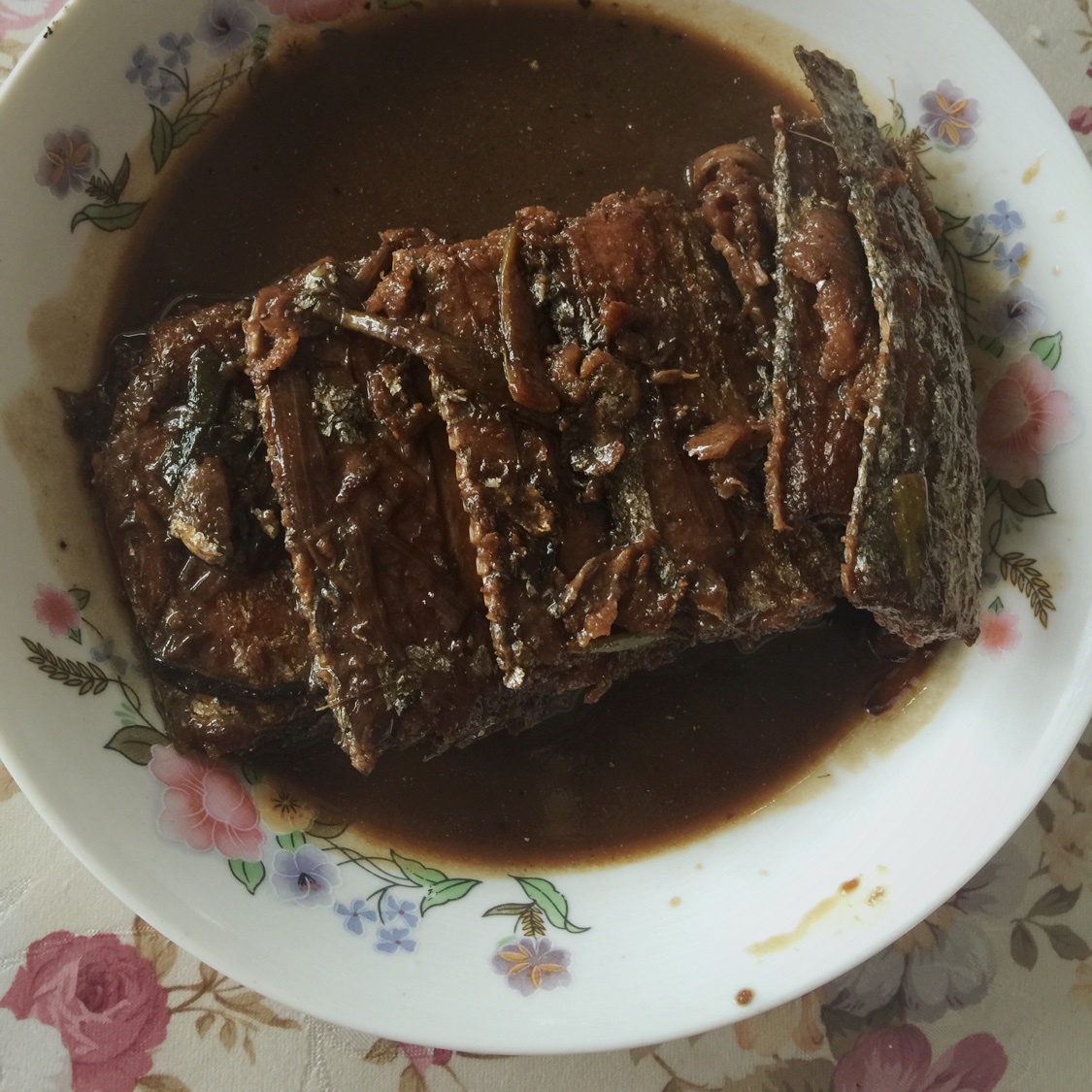 红烧带鱼（少油版）