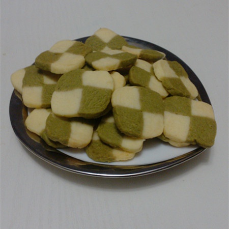香草抹茶饼干（棋盘饼干