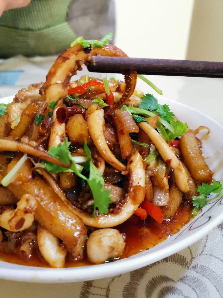 爆炒鱿鱼