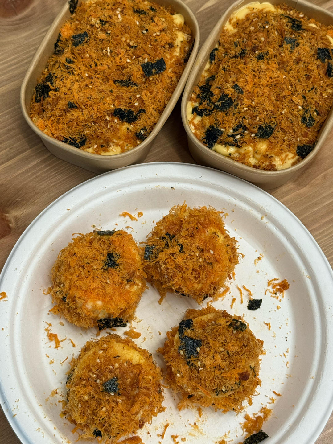 肉松小贝 肉松盒子蛋糕(清爽不腻的自制卡仕达酱，味道不输某师傅哦)