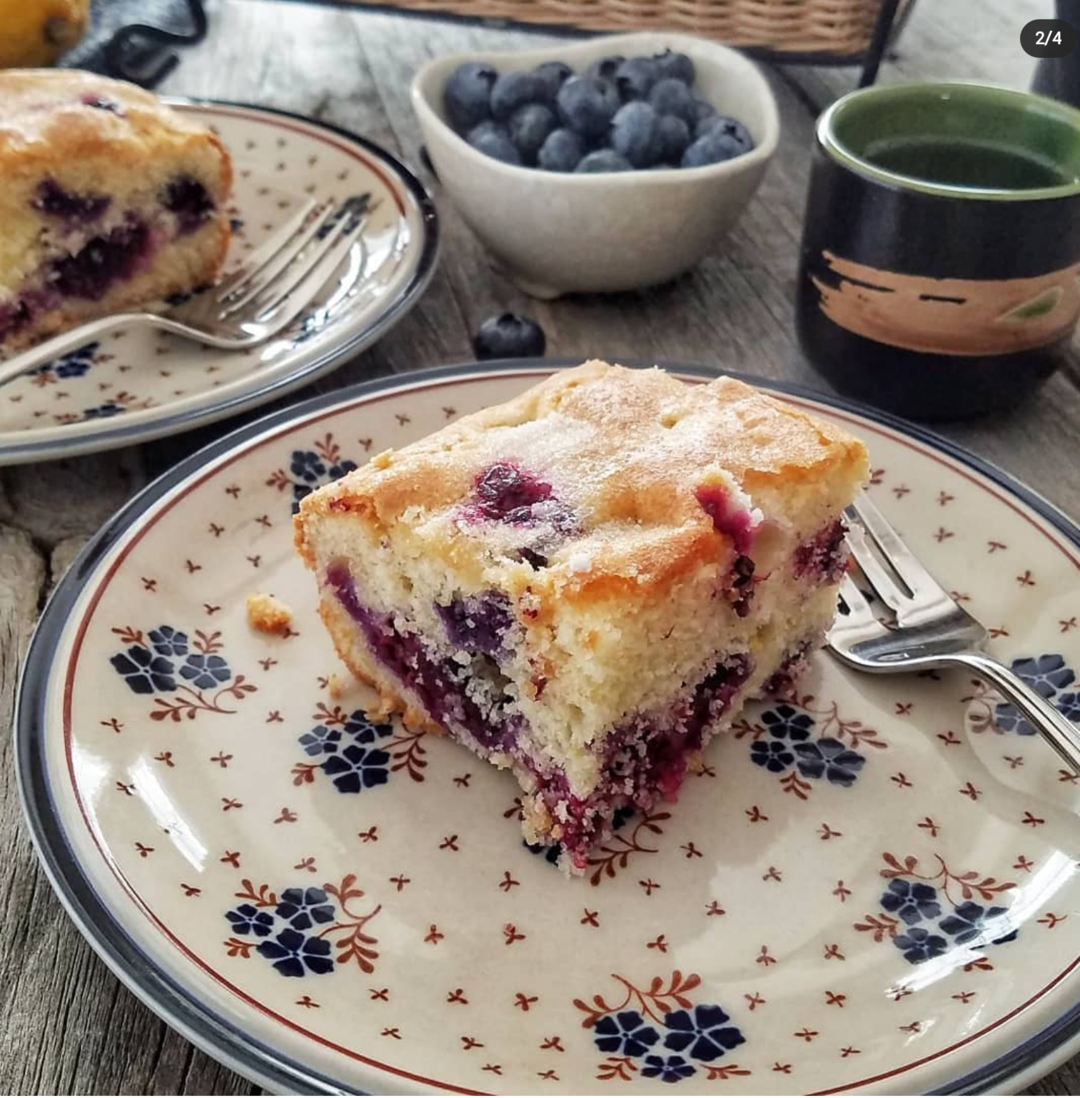 白脱奶蓝莓早餐蛋糕Buttermilk Blueberry Breakfast Cake