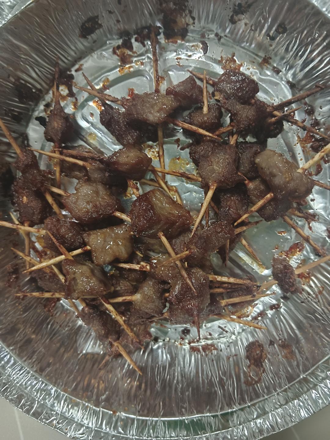 牙签烤肉（空气炸锅）