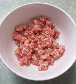 肉末炒青豆的做法 步骤2