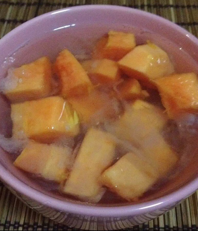 木瓜牛奶炖燕窝