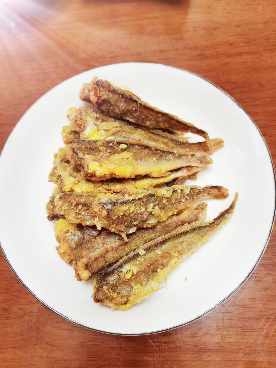 酥炸小黄鱼～吸油少